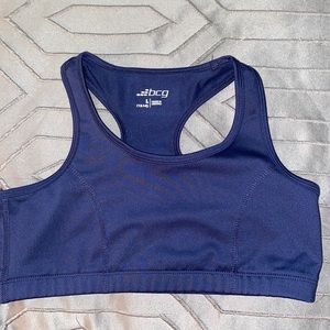 Navy blue sports bra L 12-14 BCG